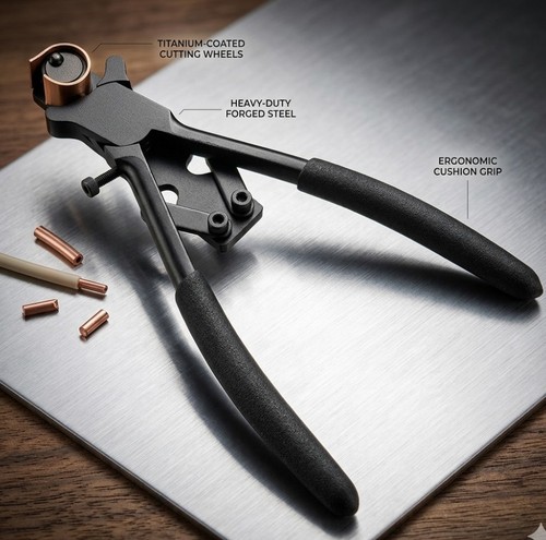 Pinza piegatrice anello