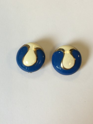 Gioielli pinza bottone blu - gioielli,